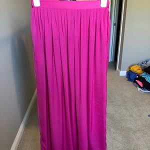 BCBGMAXAZRIA silk long skirt